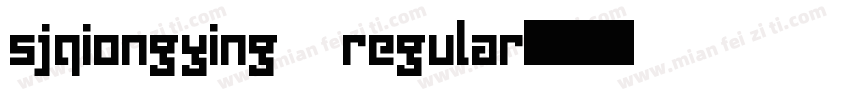 sjqiongying regular字体转换